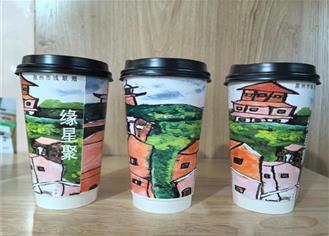 傳遞溫暖促融合 “星青年”繪畫印上咖啡杯